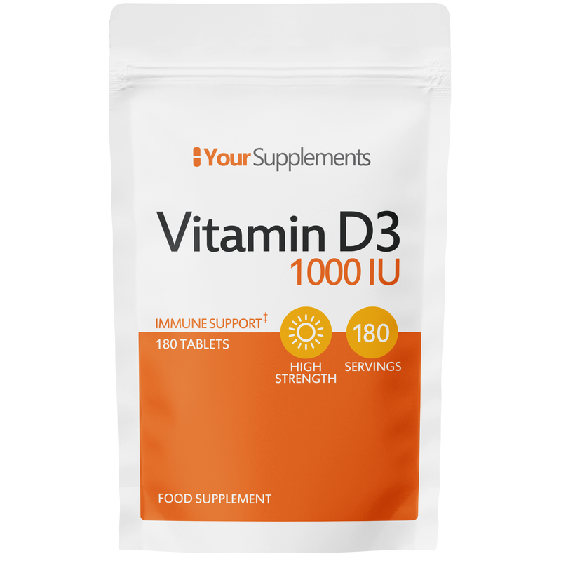 Vitamin D3, 1000 IU Tablets